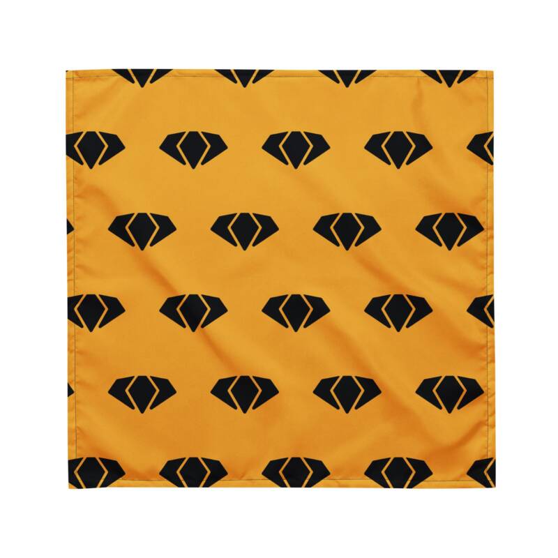 Black Gem Pattern Bandana - Image 5