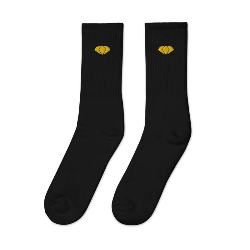 Gem Embroidered Socks