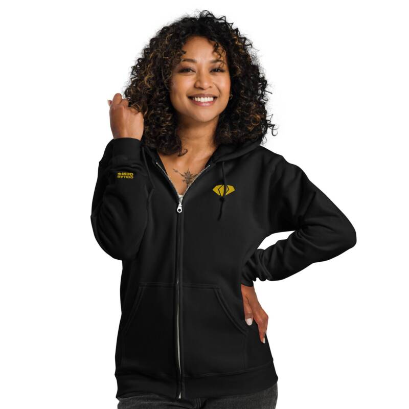 Gem Unisex Zip Hoodie - Image 3