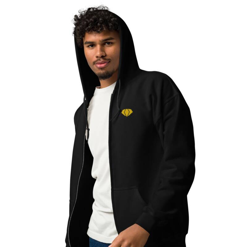 Gem Unisex Zip Hoodie - Image 2