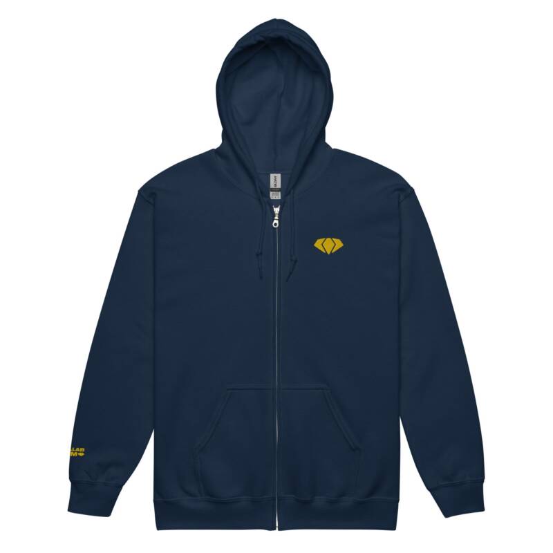 Gem Unisex Zip Hoodie - Image 4